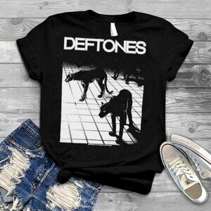 The Black Panther Deftones Shirt Rock Band Graphic Tee 92